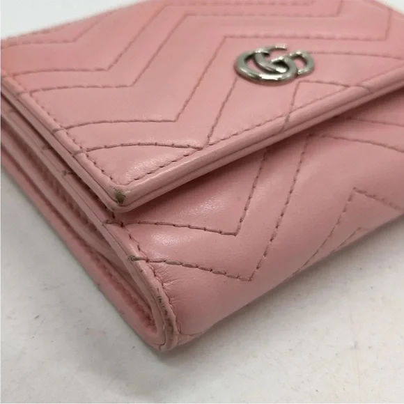 Gucci Marmont Small Wallet in Pale Pink - Picture 9 of 9